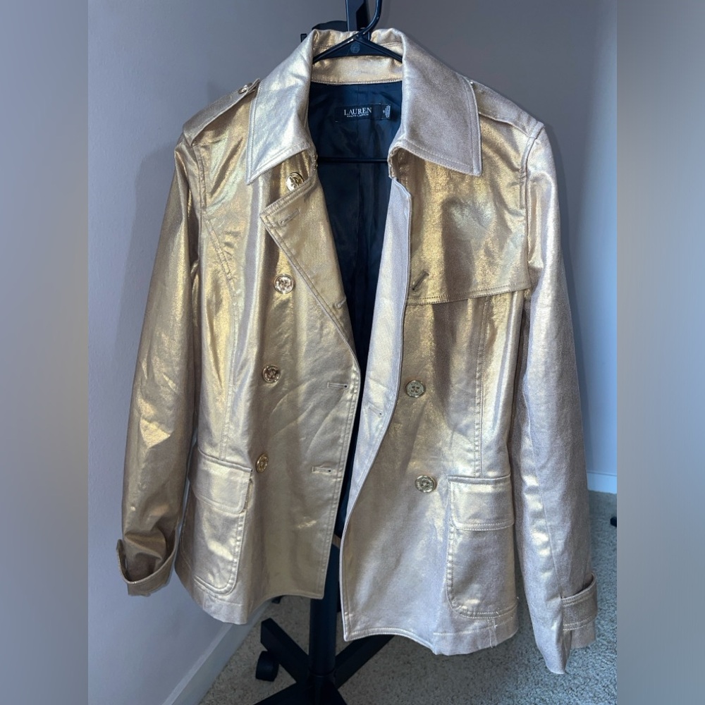 Brand New Ralph Lauren Jacket Gold